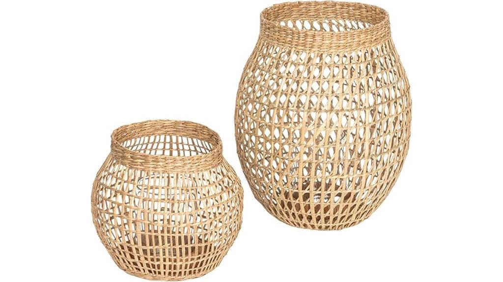 seagrass lanterns set