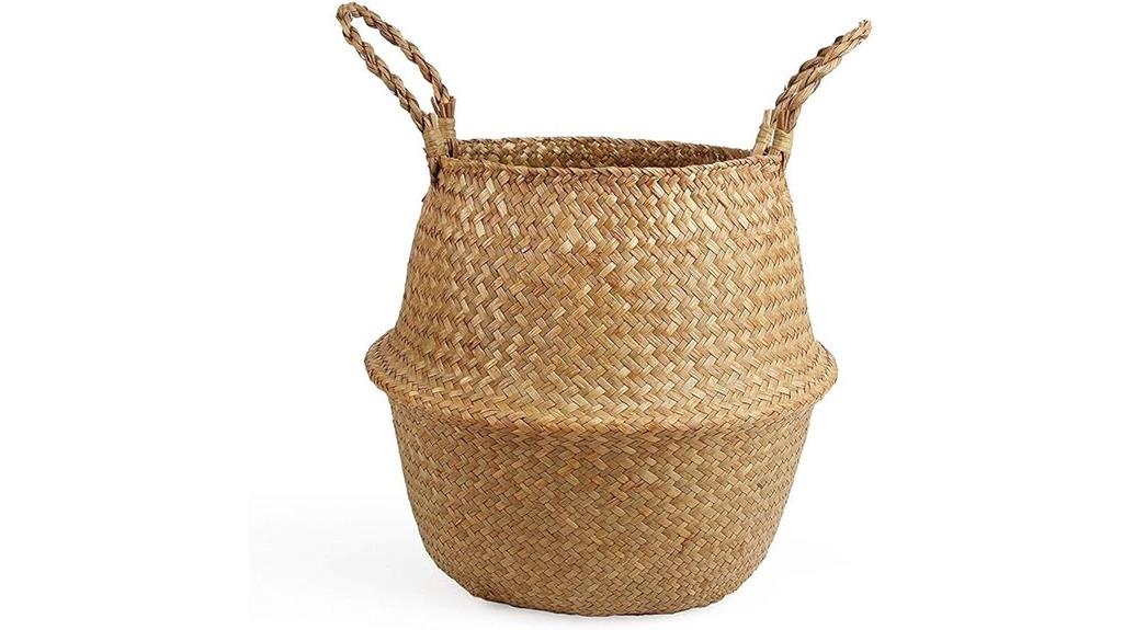 seagrass storage belly basket