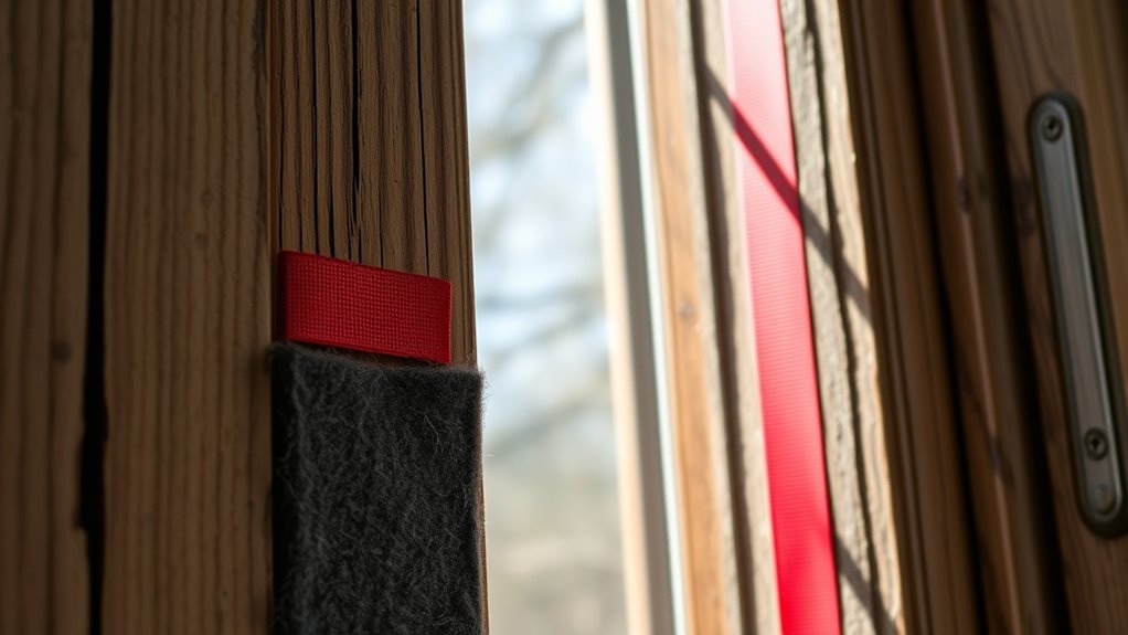 sealing gaps with felt
