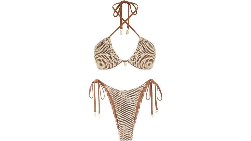seamoly bikini with shell