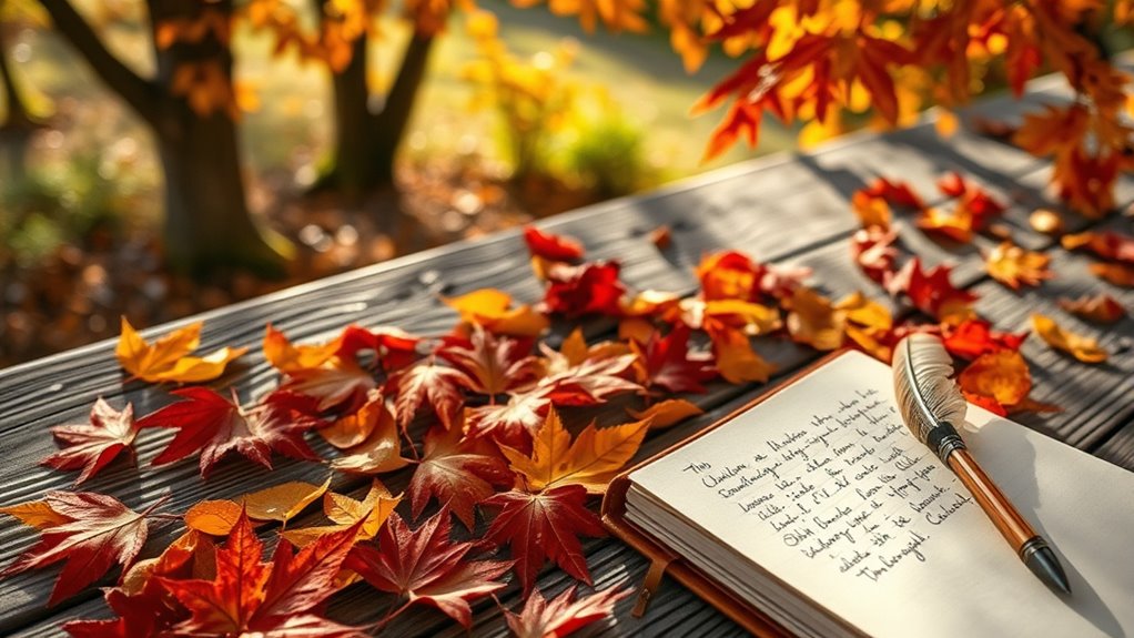 seasonal colors inspire gratitude