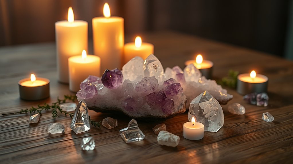 select crystals aligned intentionally