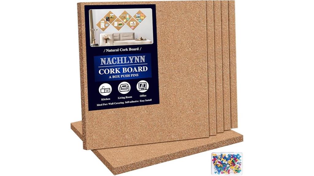 self adhesive corkboard pack