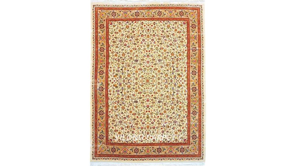 silk rug large size