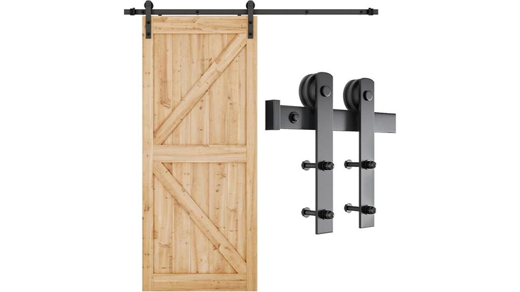 six foot barn door hardware
