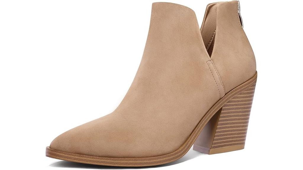 slip on pointed toe boots