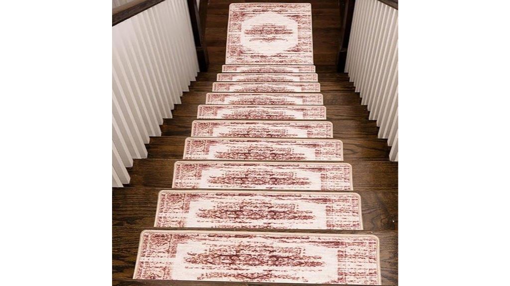 slip resistant stair carpet set