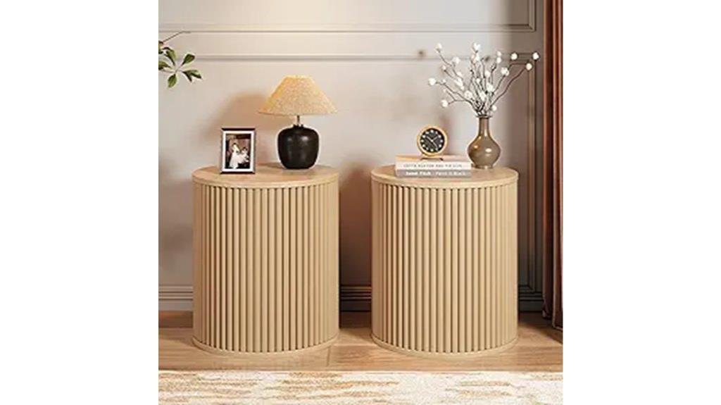 small round side tables