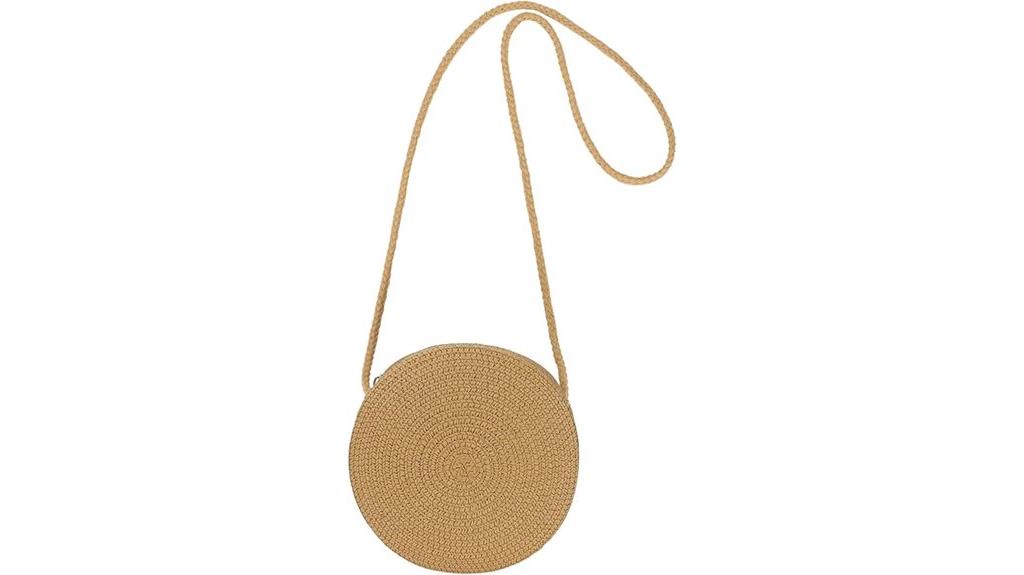 small straw crossbody bag