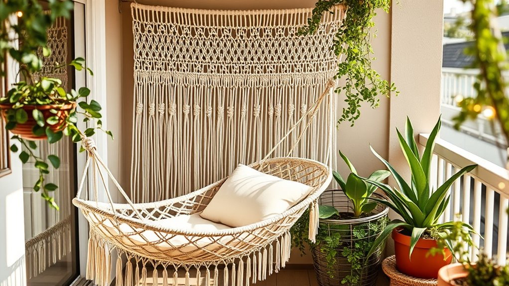 smart balcony hammock placement
