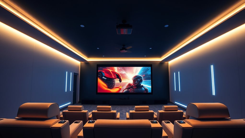 smart lighting for home theater