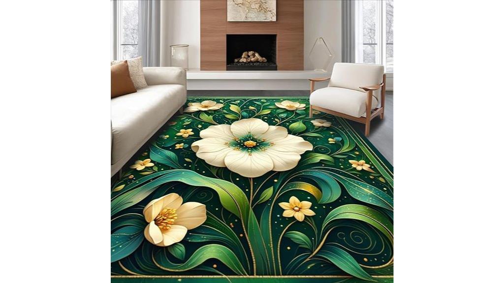 soft stain resistant washable rug