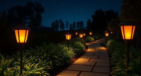 solar powered pathway lighting