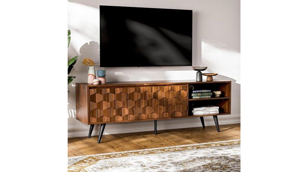 solid wood entertainment center
