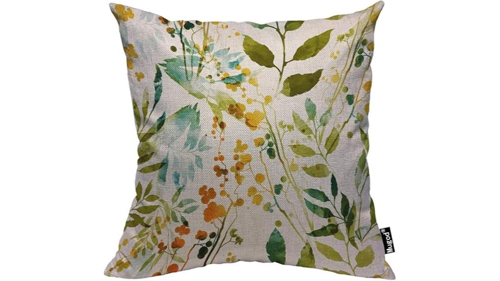 spring floral pillow cover