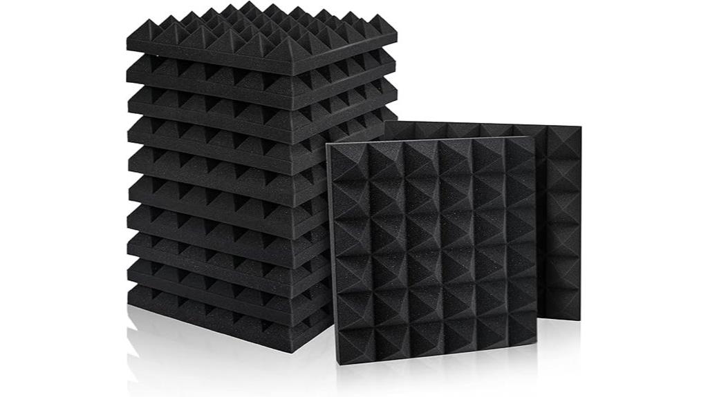 square wedge acoustic panels