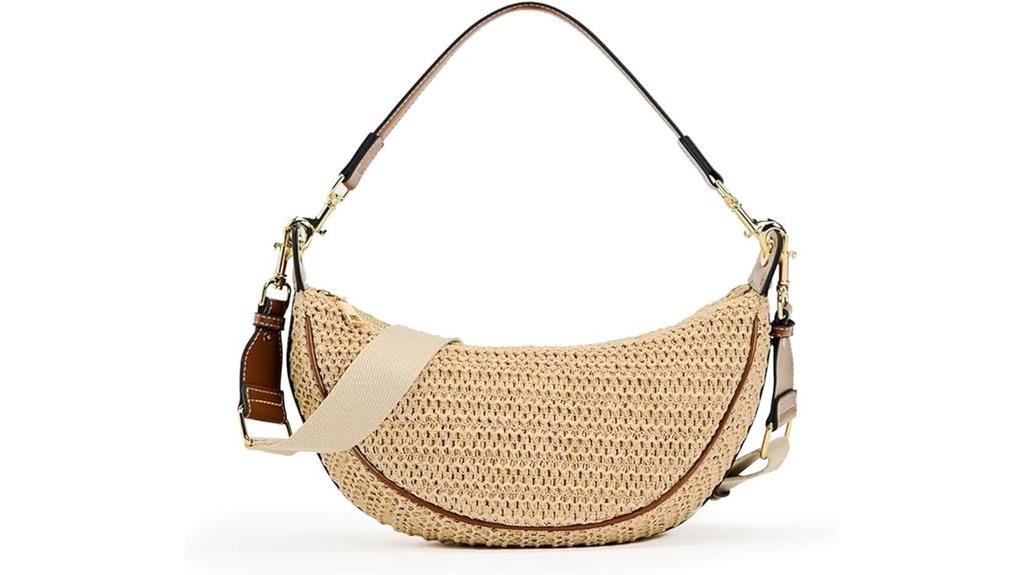 straw women s crossbody bag