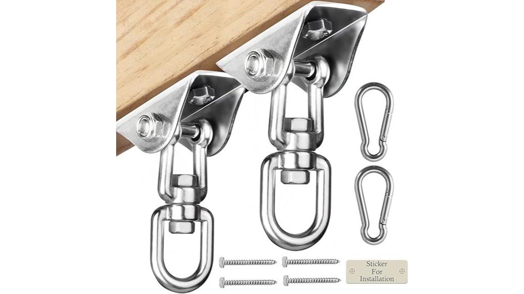 sturdy wooden swing hangers
