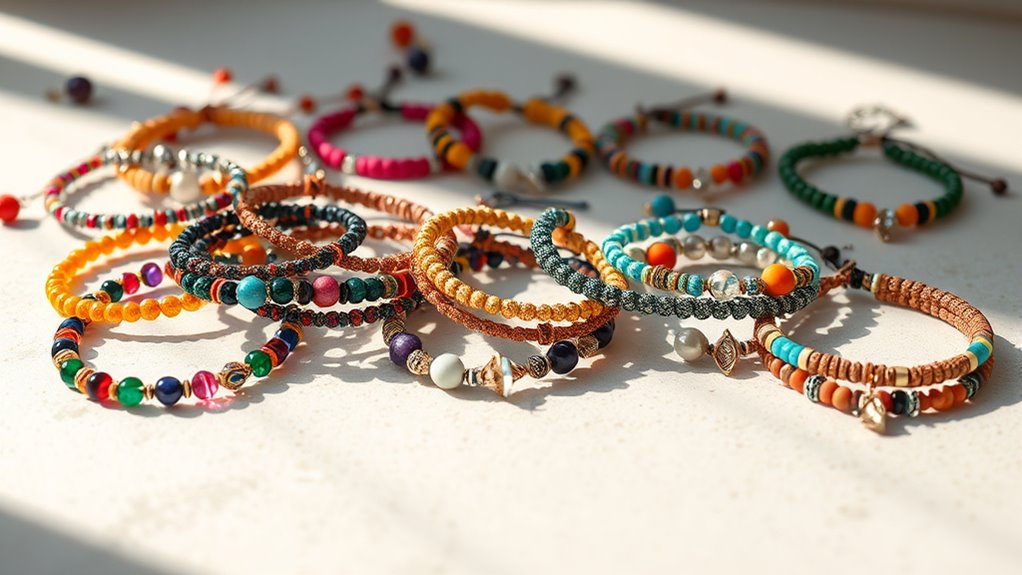 stylish affordable beaded anklets