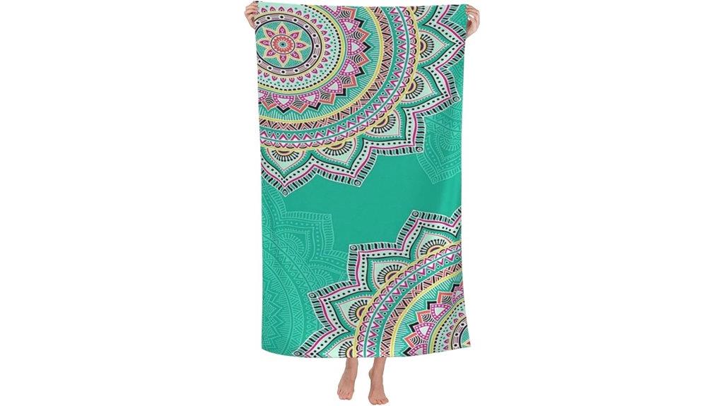 stylish boho beach towel
