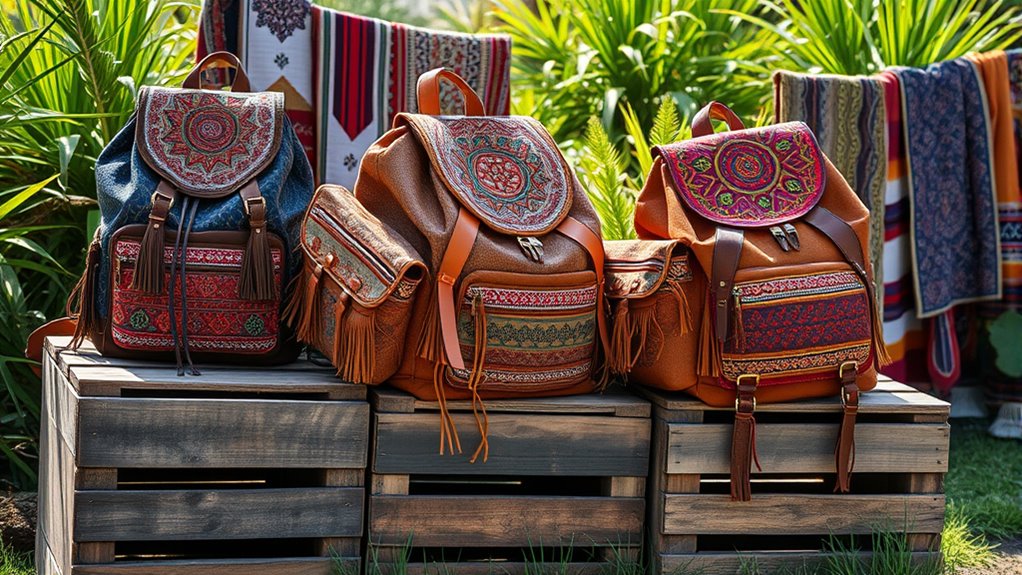 stylish boho travel bags