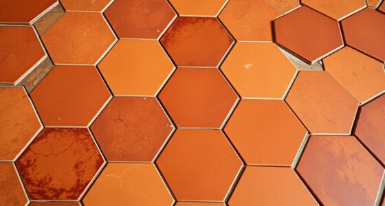 stylish durable hex tiles