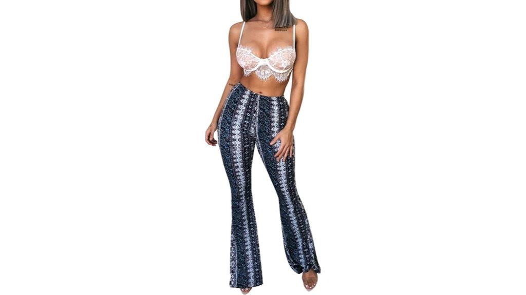 stylish flare yoga leggings