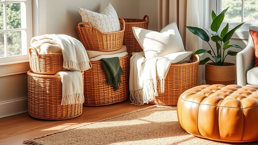 stylish functional boho decor