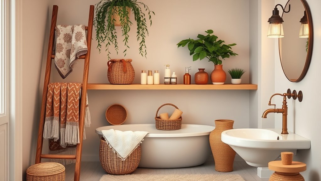 stylish functional natural storage