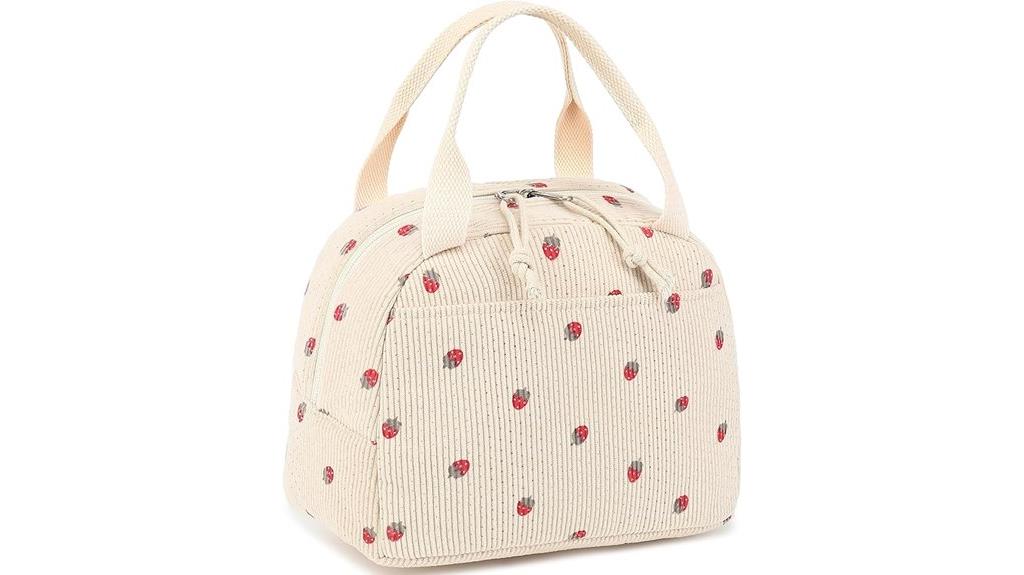 stylish women s insulated lunch bag