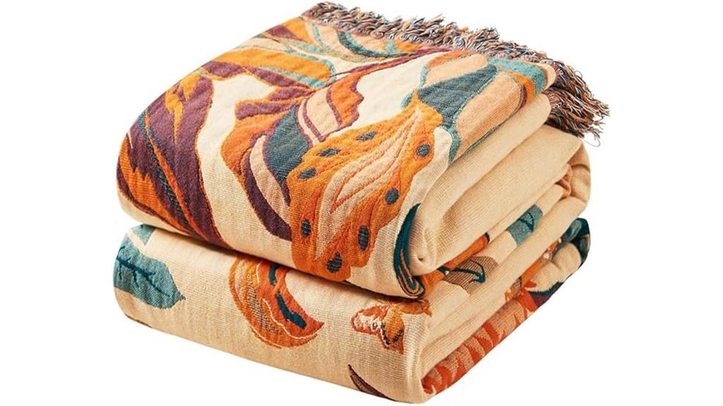 summer boho couch blanket