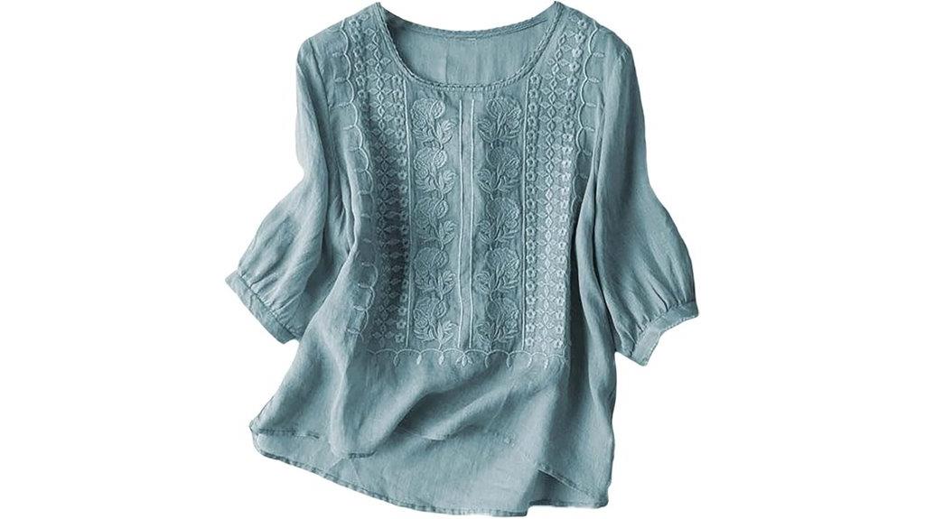 summer linen boho blouses