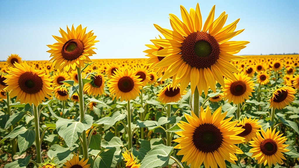 sunflower decor for warmth