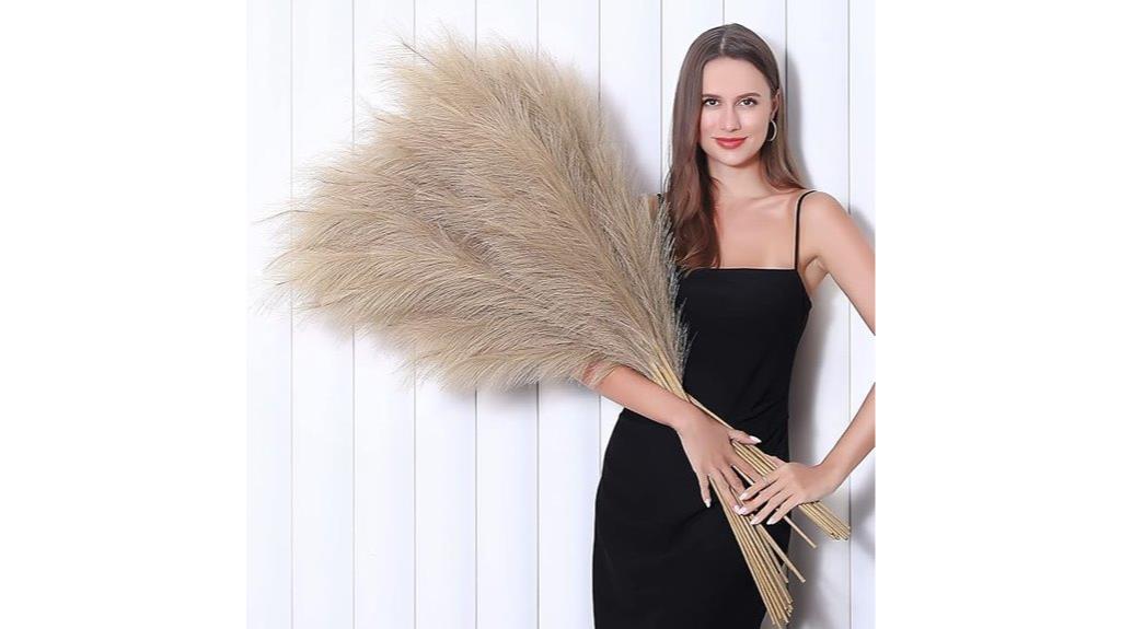 tall faux pampas grass