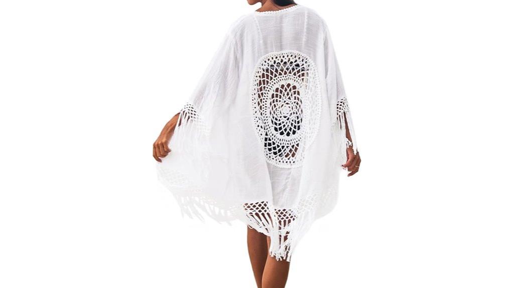 tassel kimono beach cover