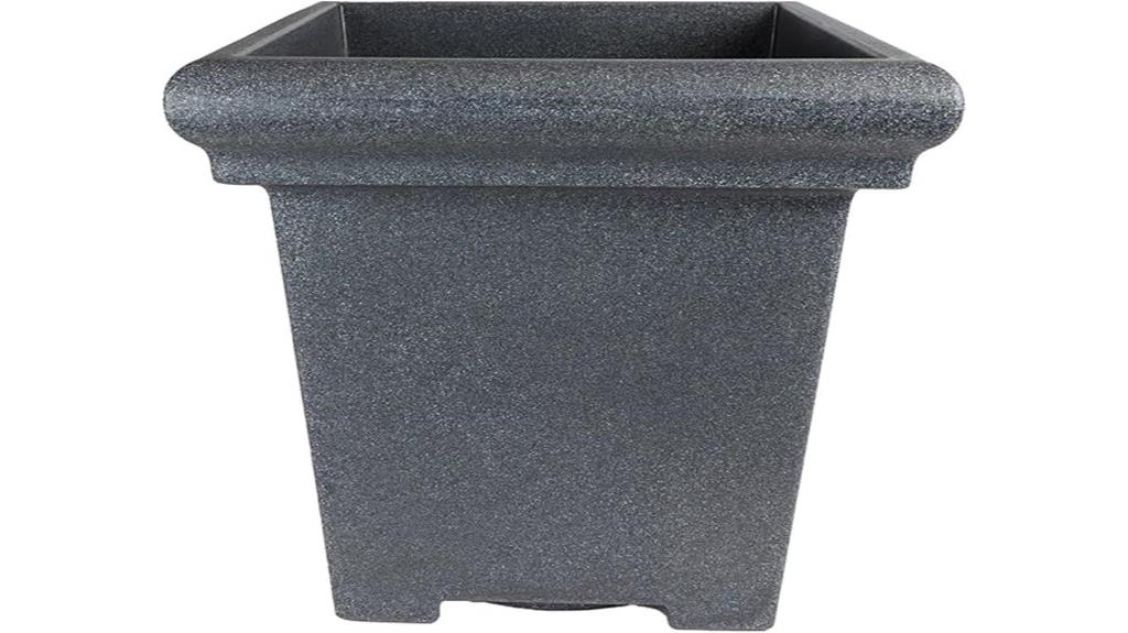 terrazzo square pot