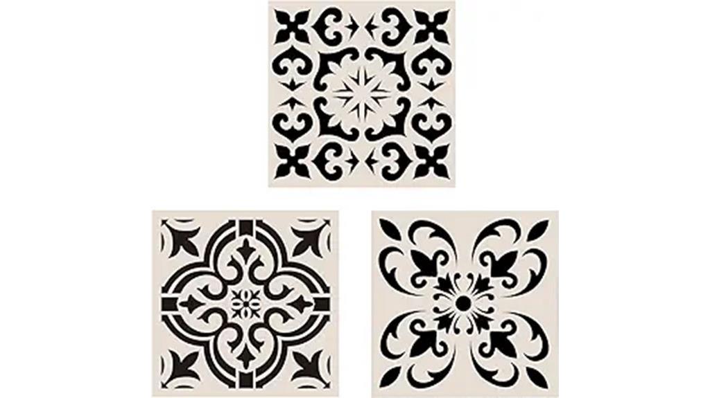 tile stencil for surfaces