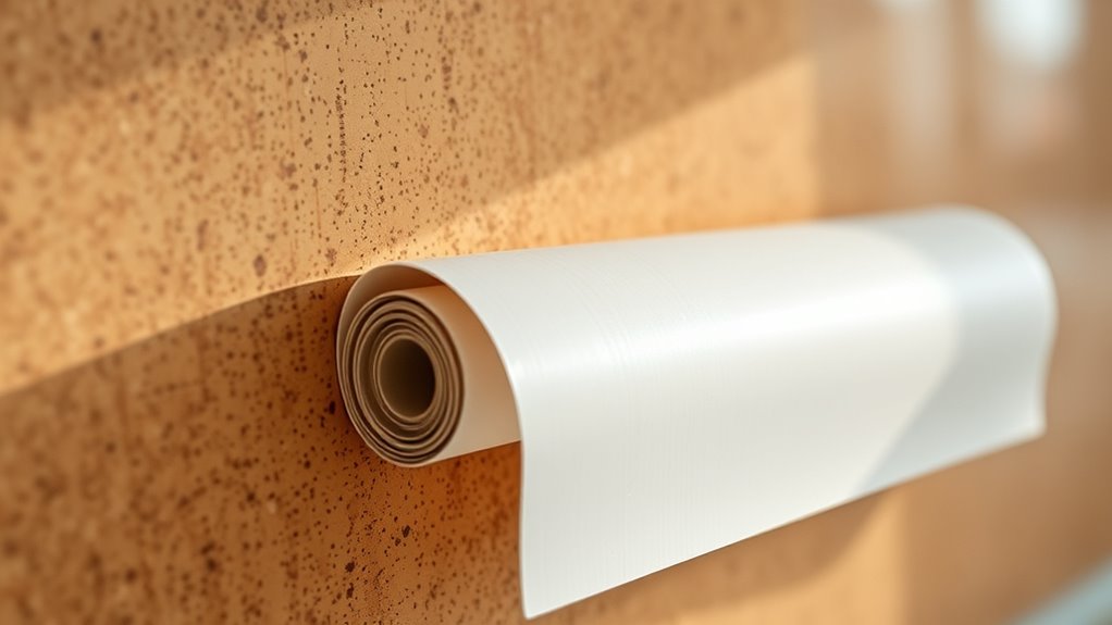 top adhesive cork backsplash