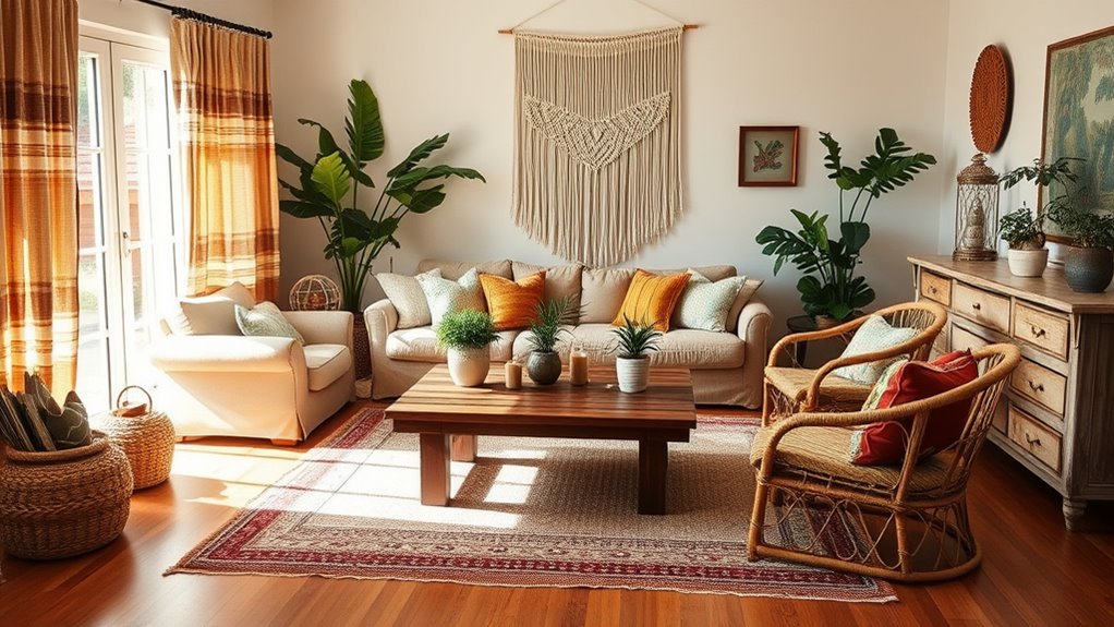 top boho interior decor ideas