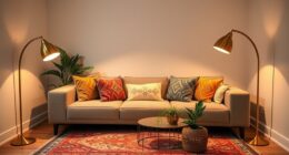 top brass arc floor lamps