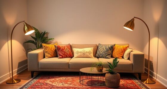 top brass arc floor lamps