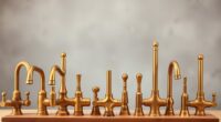 top brass farmhouse faucets