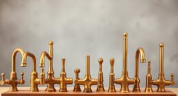 top brass farmhouse faucets
