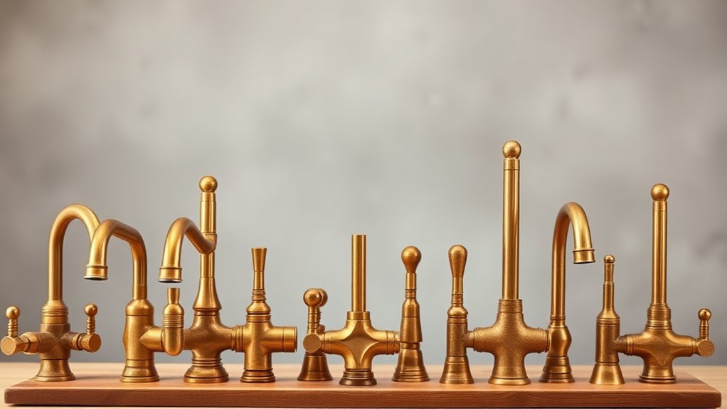 top brass farmhouse faucets