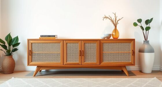 top cane buffet storage