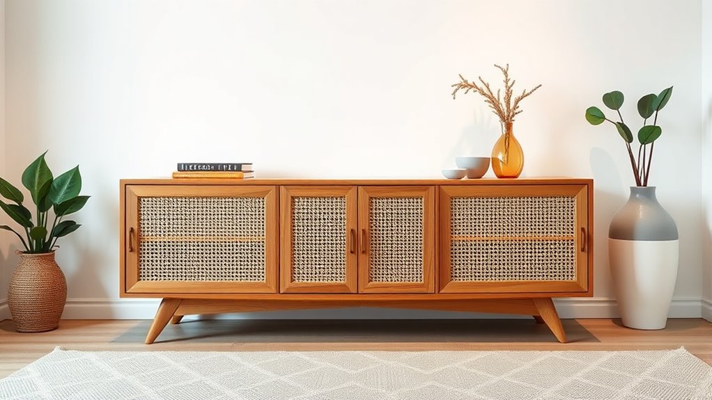 top cane buffet storage