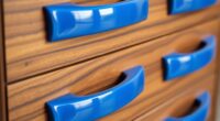 top cobalt blue drawer handles