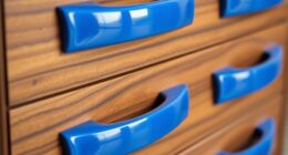 top cobalt blue drawer handles