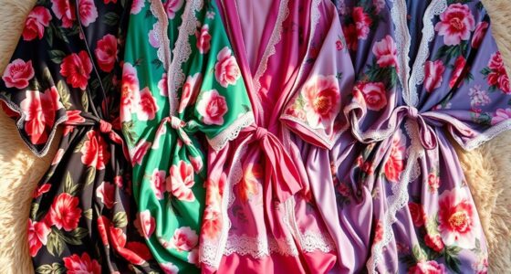 top floral kimono robes