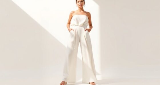 top gauze wide leg pants